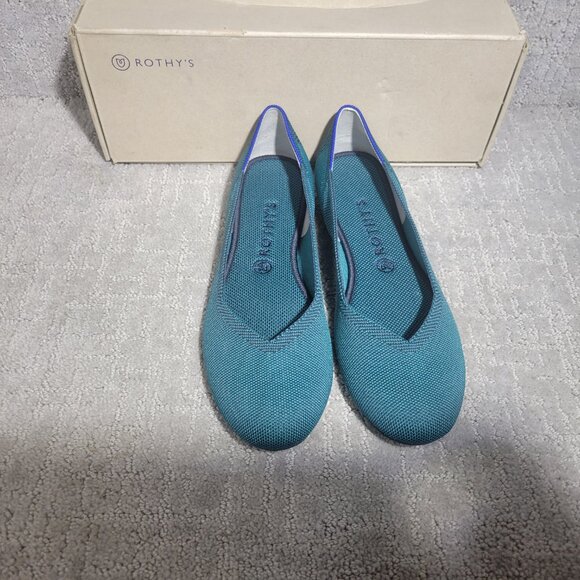 Rothy’s The Flat Women's Spruce Python Slip On Ballet Shoes size 9.5,11 - Picture 5 of 9